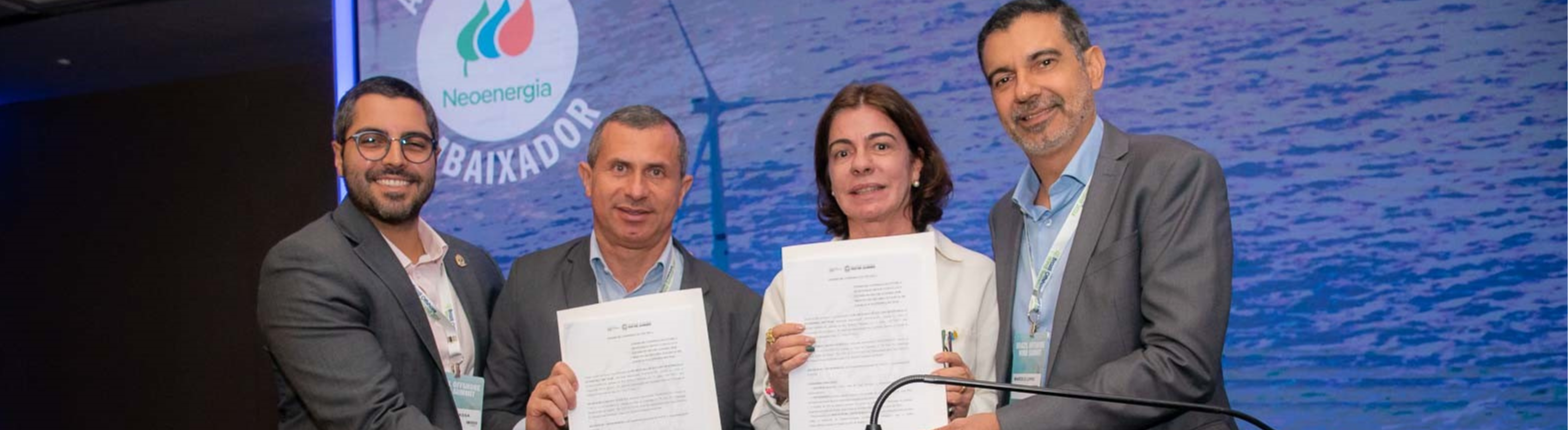 Brazil Offshore Wind Summit 2024: Neoenergia e governo do RJ assinam memorando para estudos de desenvolvimento de energia eólica offshore no estado 