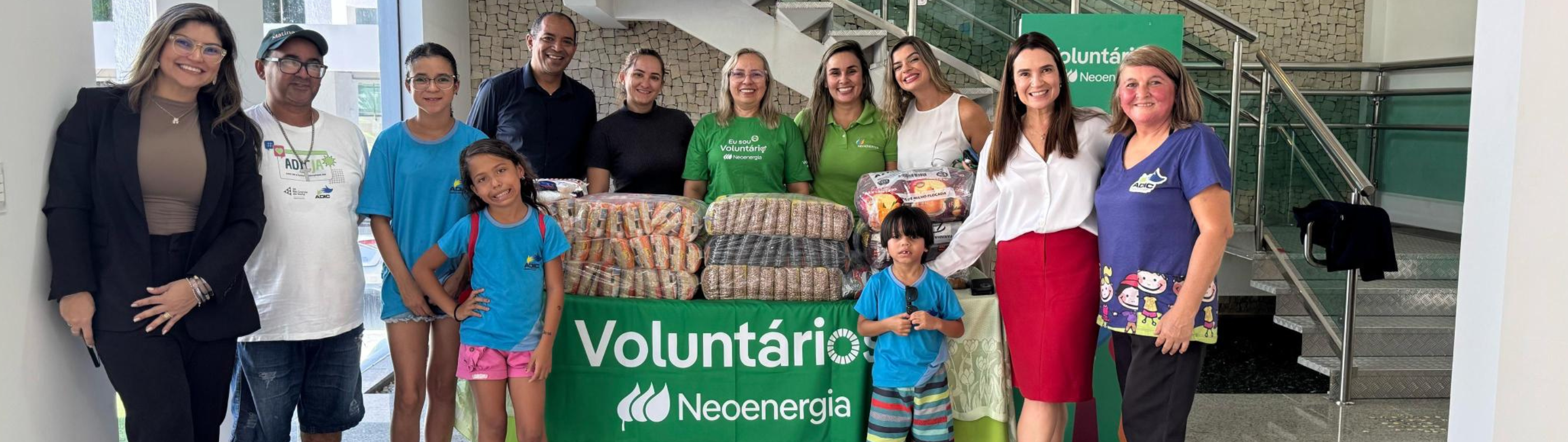 Neoenergia arrecada 44 toneladas de alimentos em ação voluntária para instituições sociais
