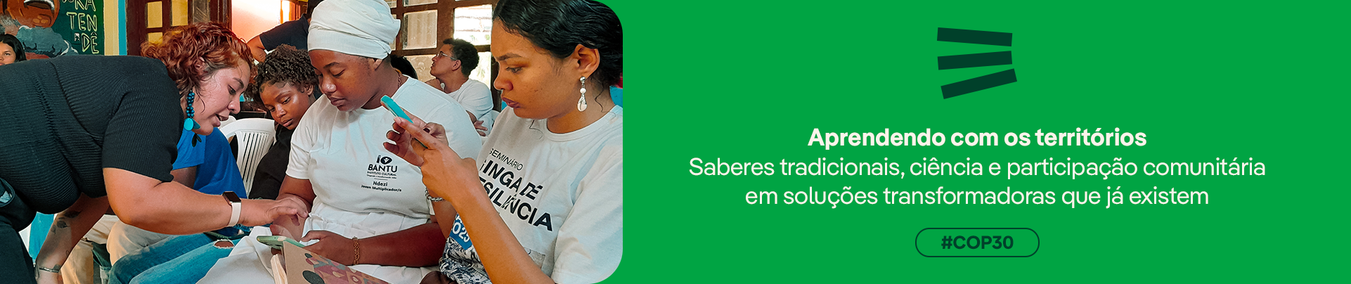 Aprendendo com os territórios