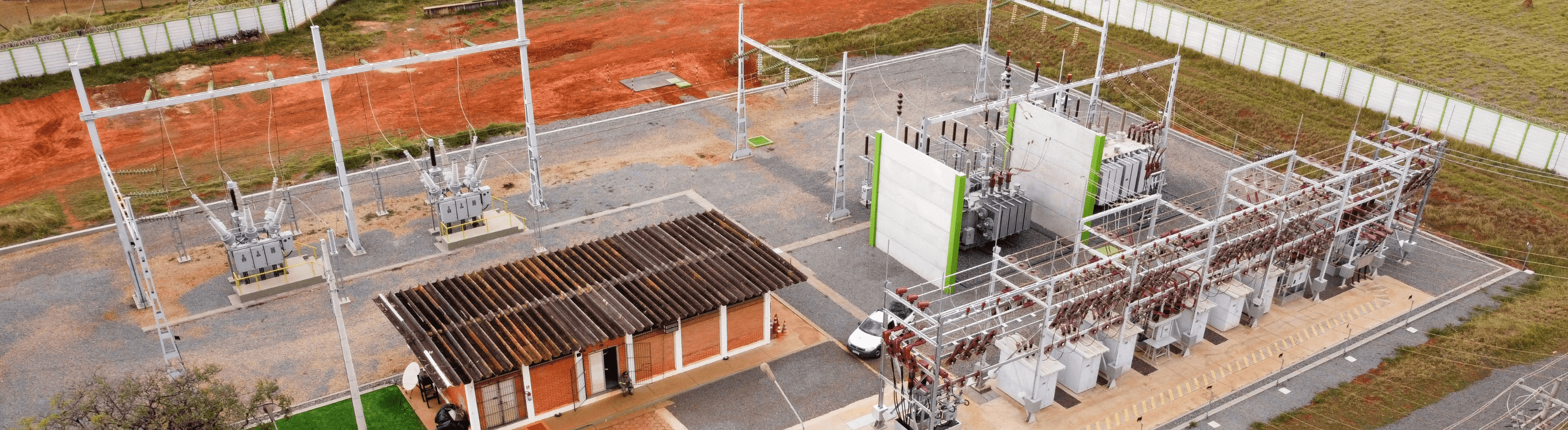 Uma subestação de energia elétrica da Neoenergia