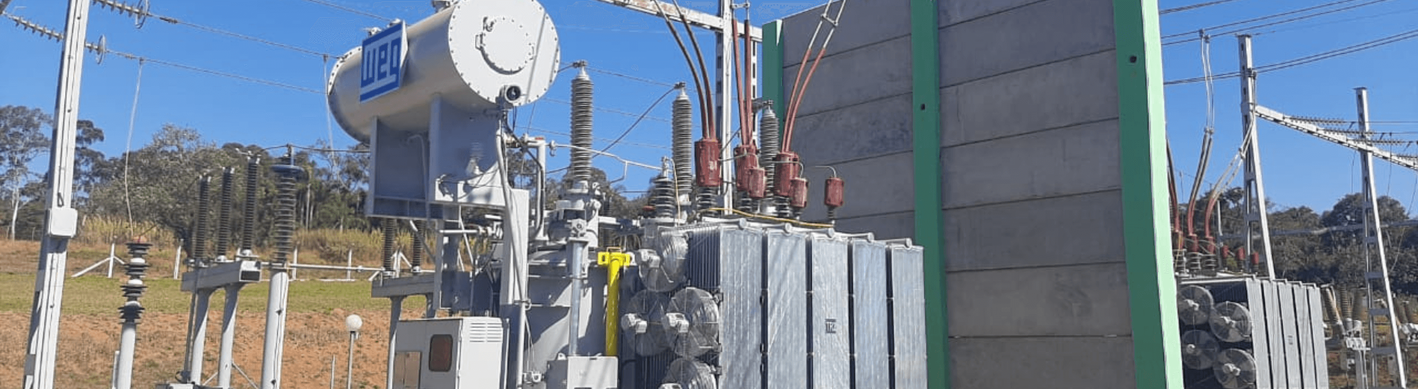 Equipamento de subestação de energia elétrica da Neoenergia