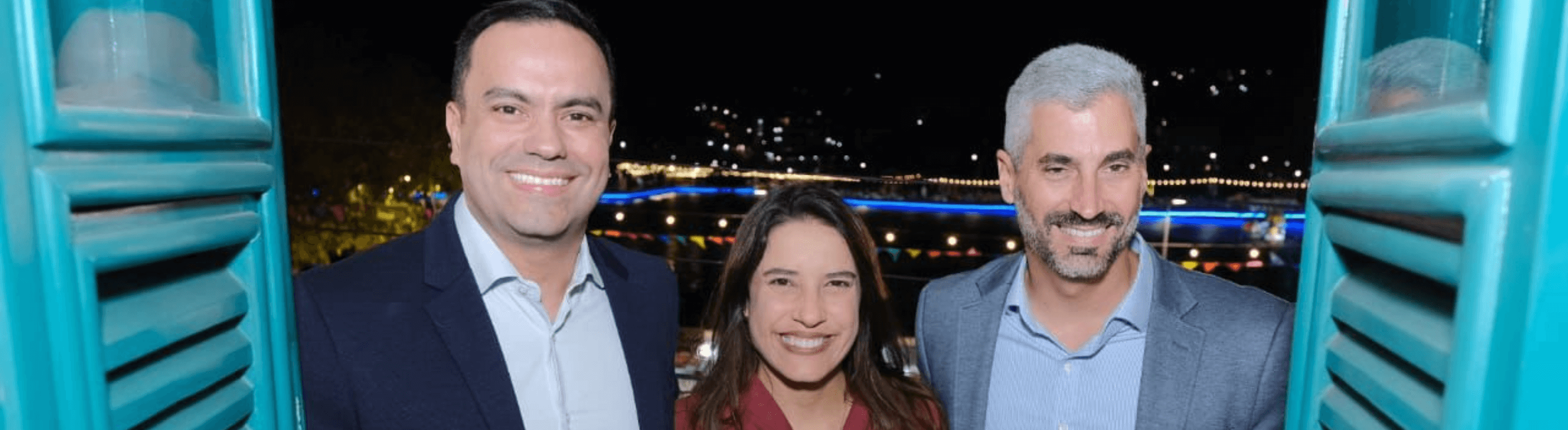 Saulo Cabral, Raquel Lyra e João Paulo Rodrigues