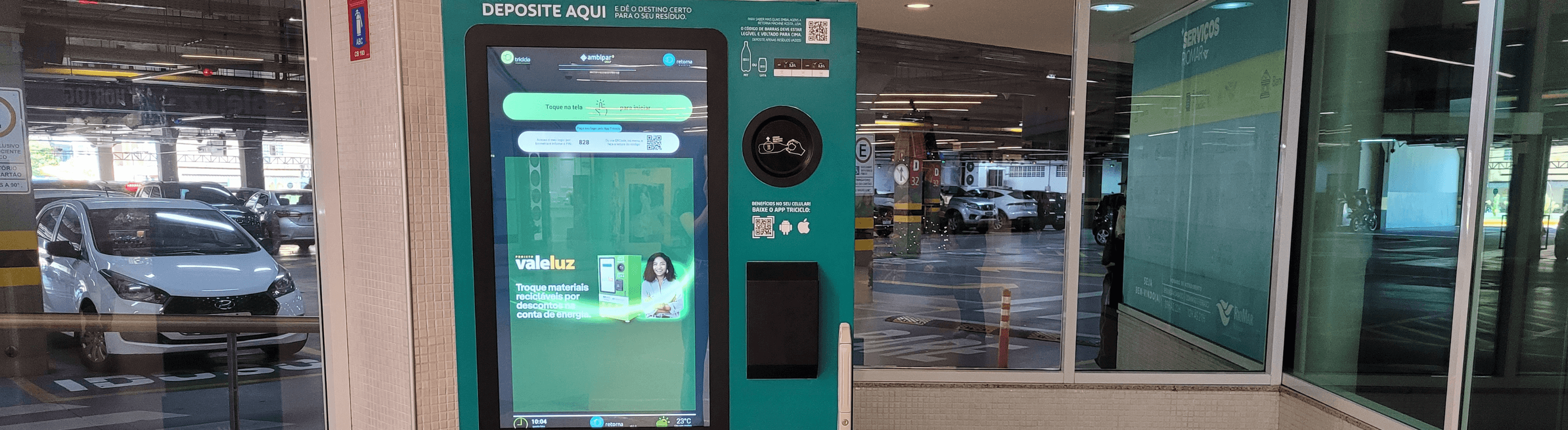 Retorna machine da Neoenergia no shopping RioMar