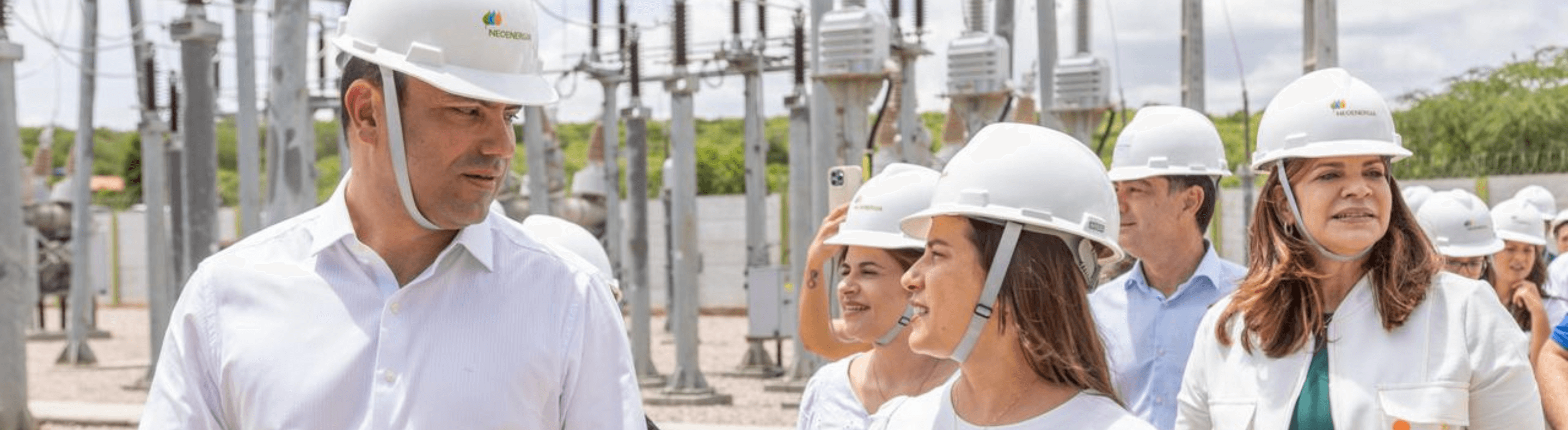 Governadora Raquel Lyra e o Presidente da Neoenergia Pernambuco, Saulo Cabral