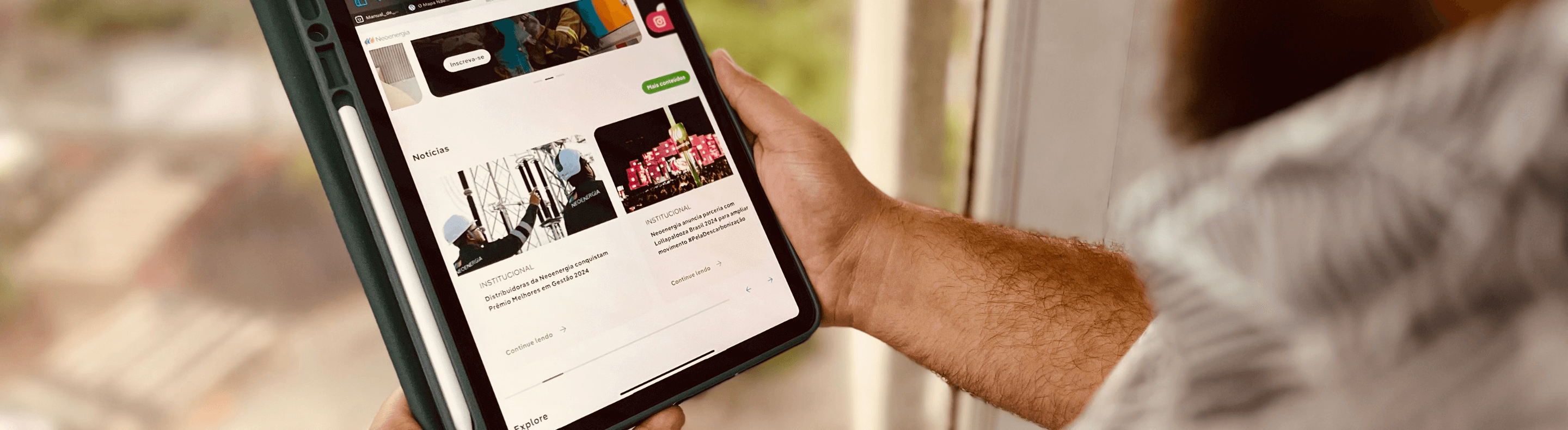 Cliente da Neoenergia no site da distribuidora