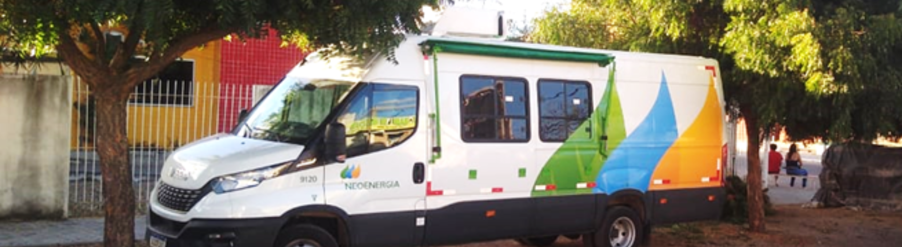 Unidade Móvel estacionada