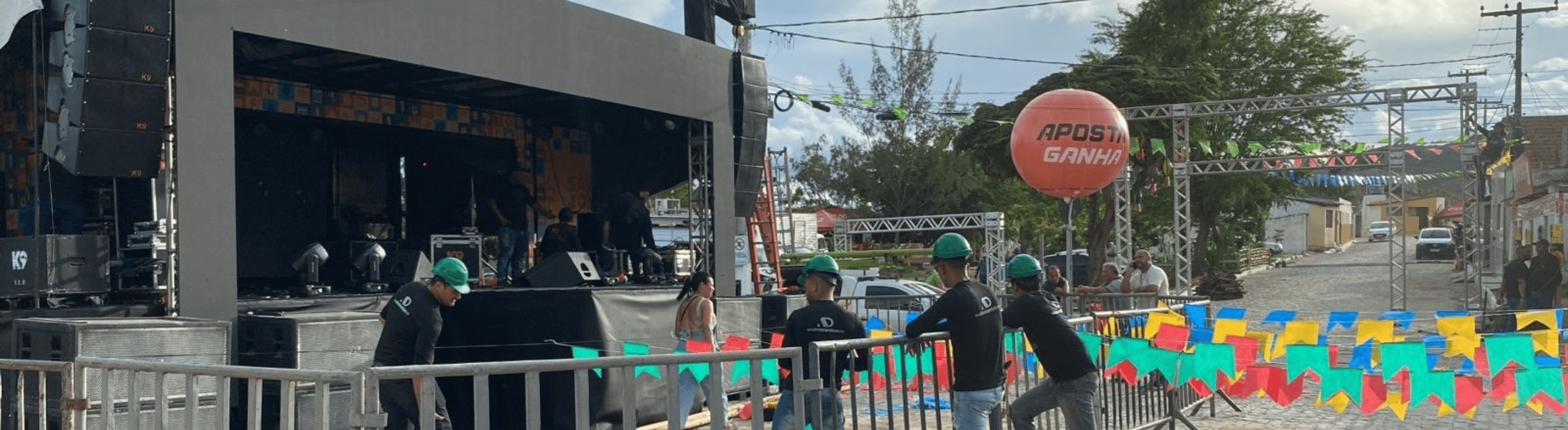 Palco de festa de São João em Caruaru