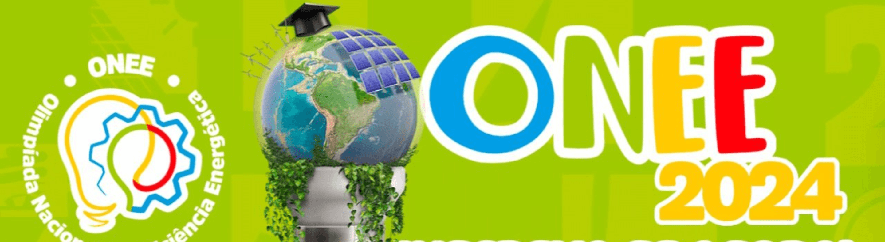 Banner de divulgação da Olímpiada Nacional de Eficiência Energética