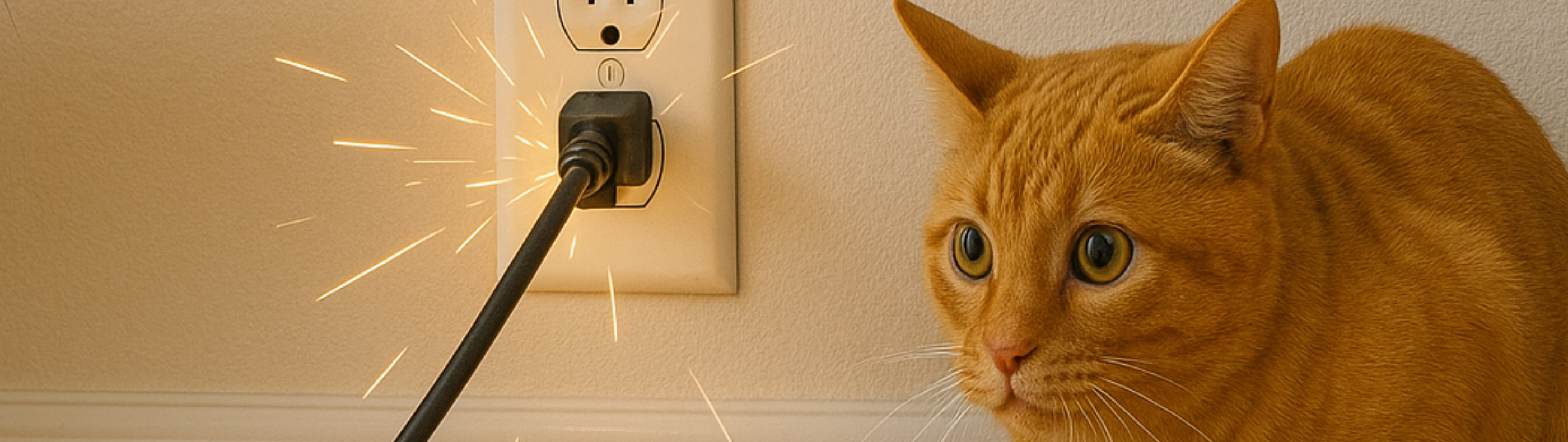 Cuidado redobrado Neoenergia Coelba alerta para os riscos relacionados à eletricidade com pets em casa