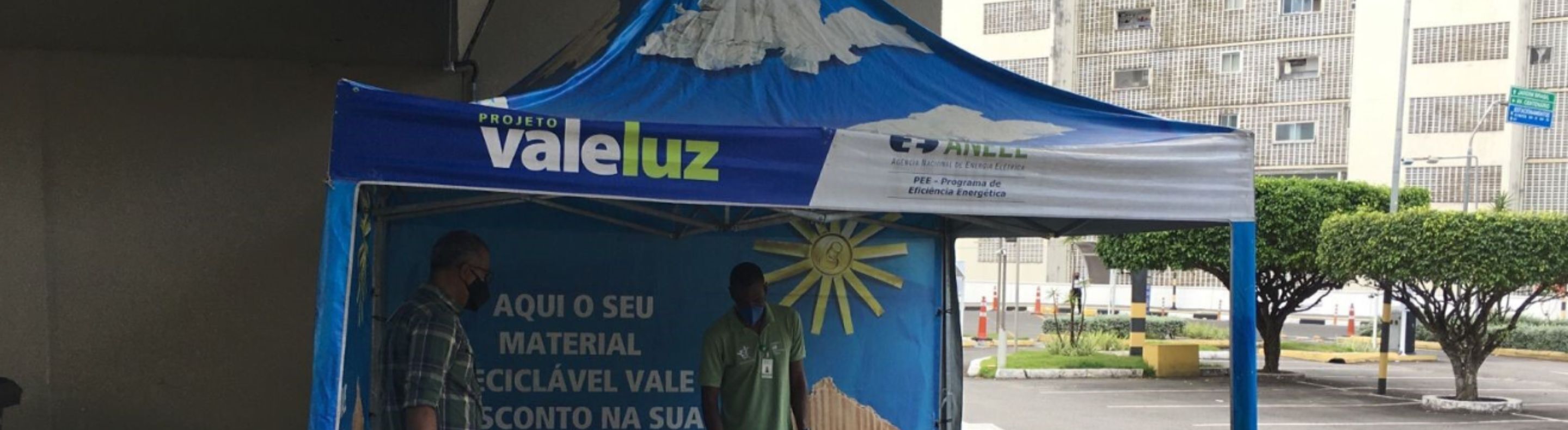 Tenda itinerante do Vale Luz da Neoenergia Coelba
