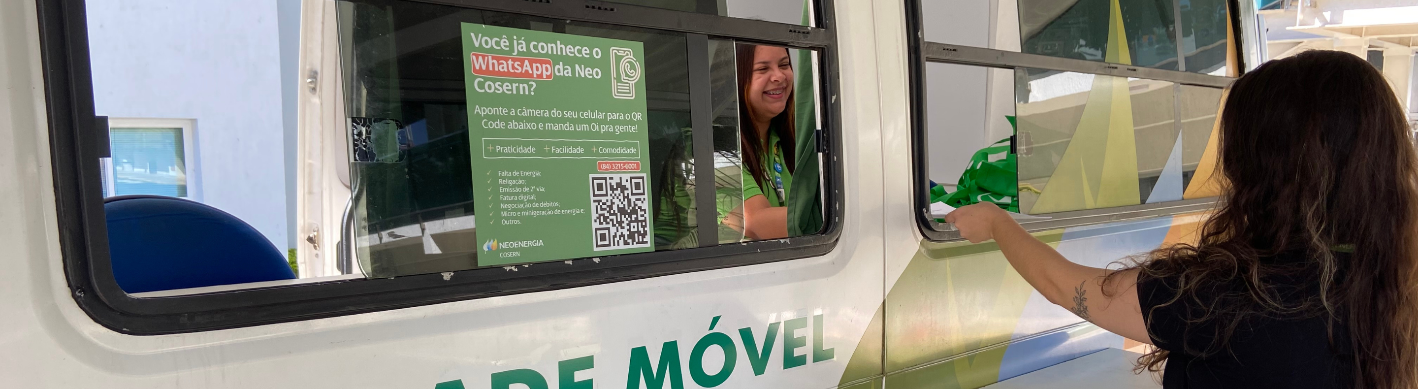 Unidade Móvel da Neoenergia Cosern fará atendimentos na Comunidade Maísa e Estação das Artes, em Mossoró
