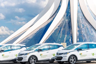 Carros elétricos da Neoenergia