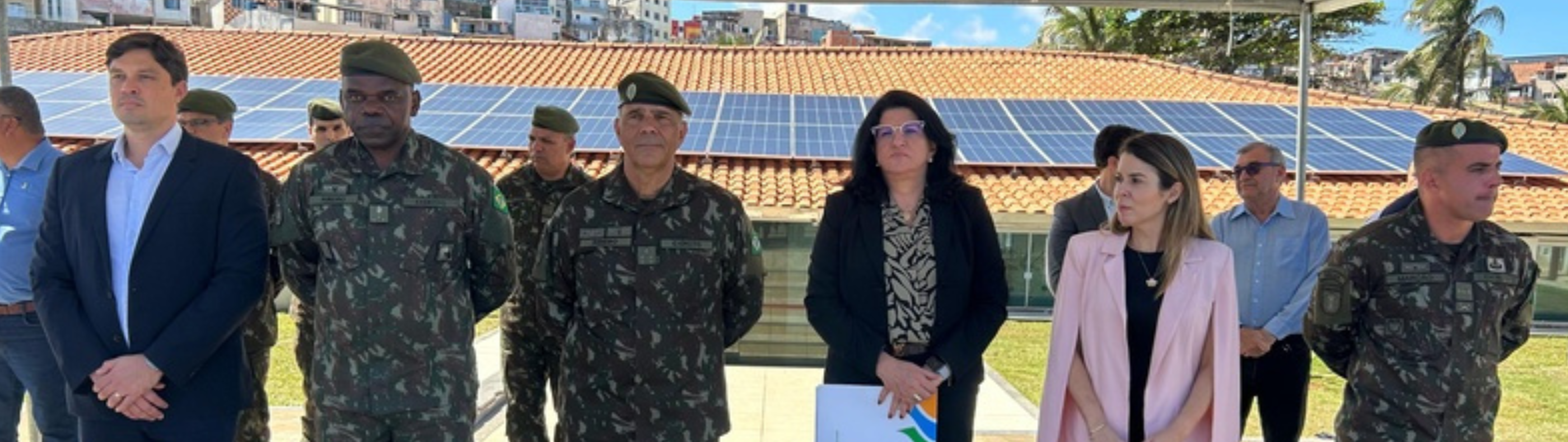 Neoenergia Coelba e Exército inauguram usina solar no Quartel de Amaralina, em Salvador