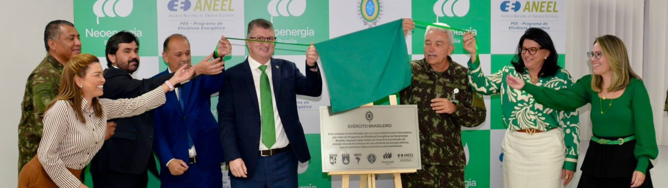 Neoenergia e Exército avançam juntos na transição energética com nova usina solar no DF