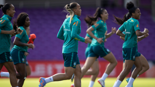 Photo of players during Women's National Team training