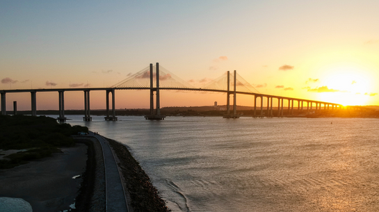 Foto da Ponte Nova, em Natal" height="305