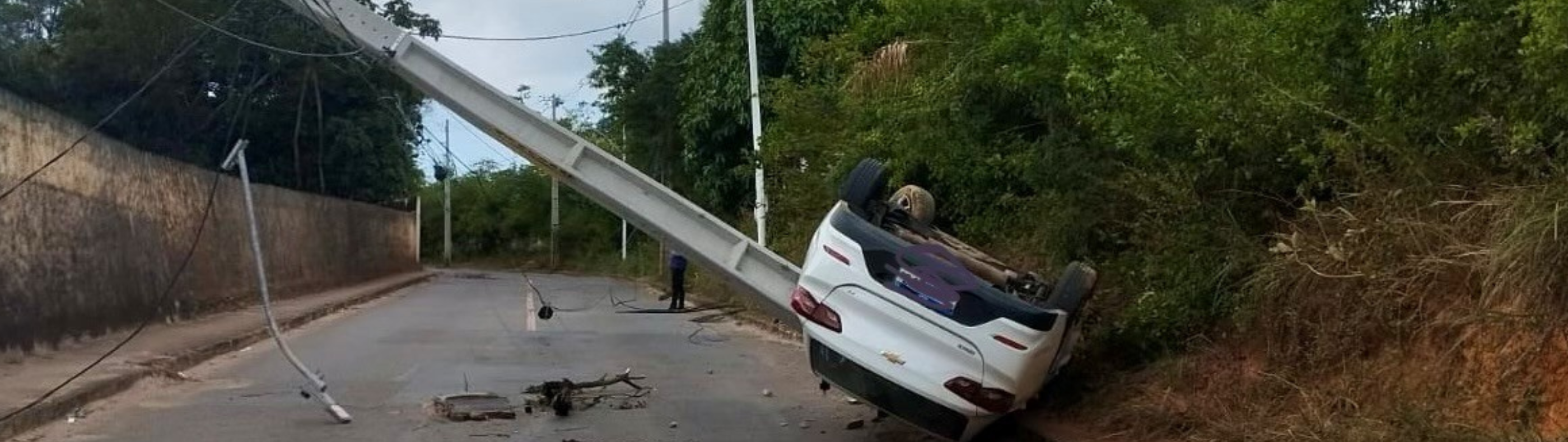 Colisões contra postes aumentam 12% no Rio Grande do Norte, aponta Neoenergia Cosern