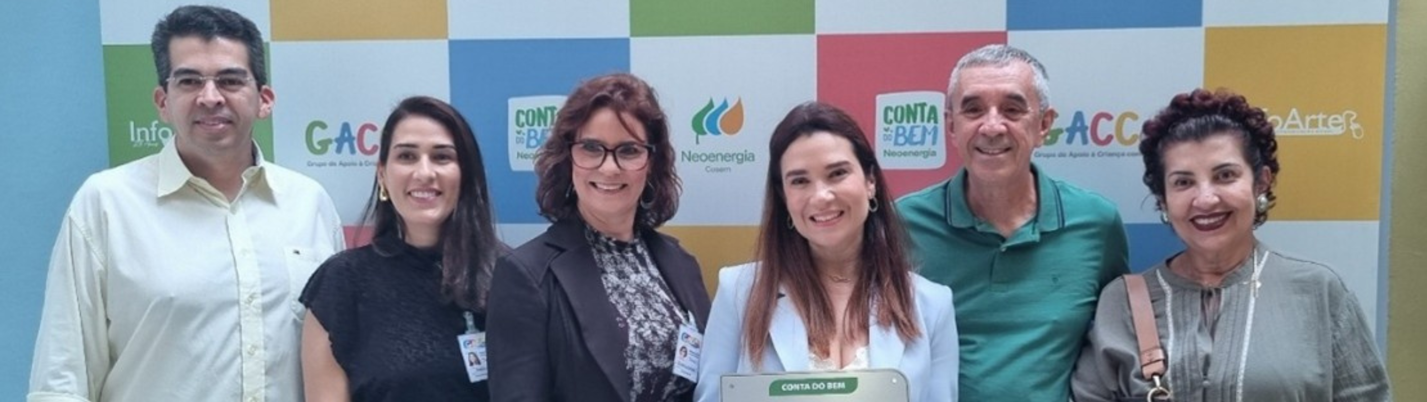 Conta do Bem, da Neoenergia Cosern, permite doações ao Grupo de Apoio à Criança com Câncer (GACC)