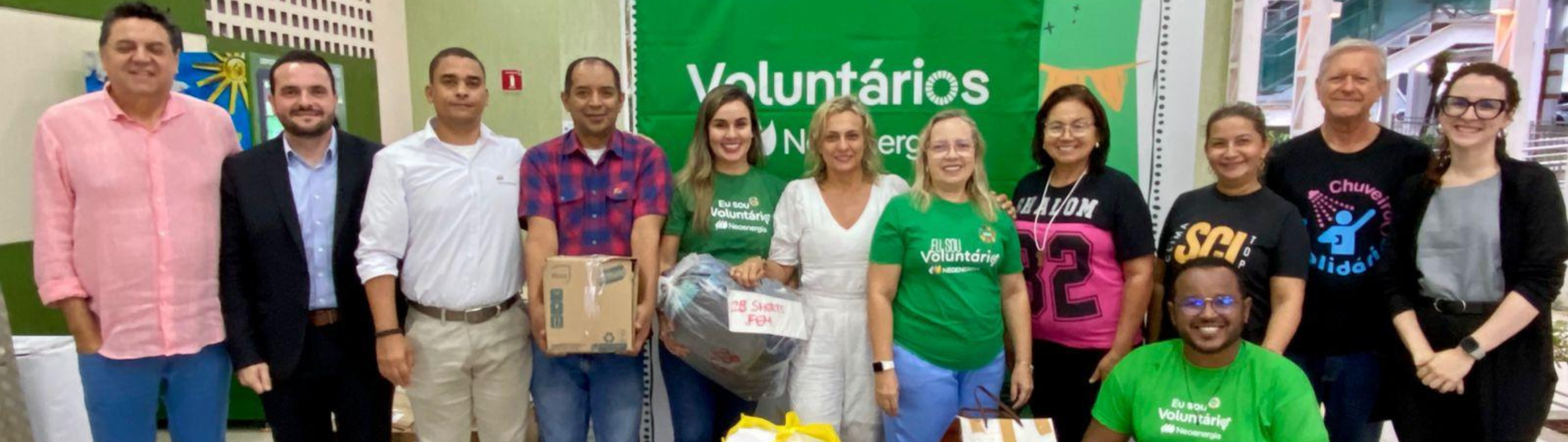 Voluntários da Neoenergia Cosern doam mais de 2 mil peças de roupas a instituições potiguares