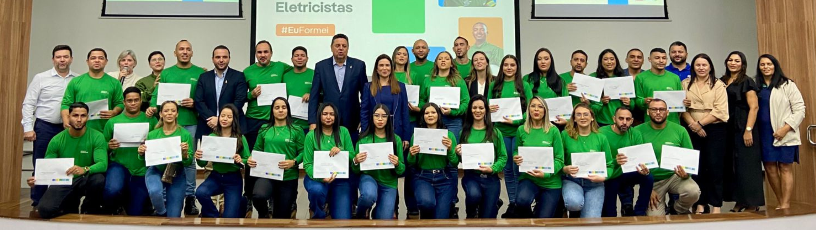 Nova turma de eletricistas é formada pela Neoenergia Cosern em parceria com o Senai-RN
