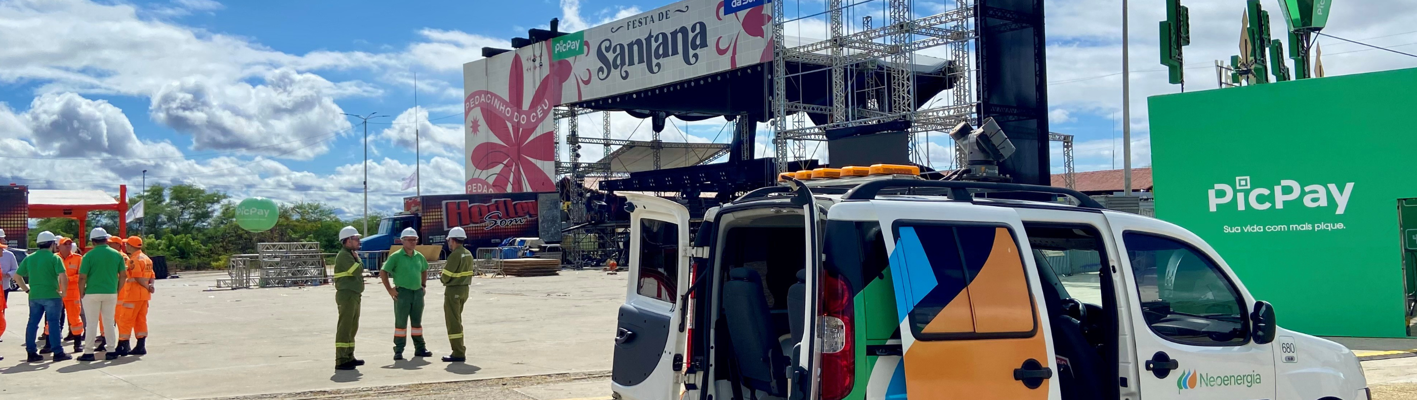 Rede elétrica da Ilha de Santana e entorno da Catedral de Caicó são vistoriadas pela Neoenergia Cosern