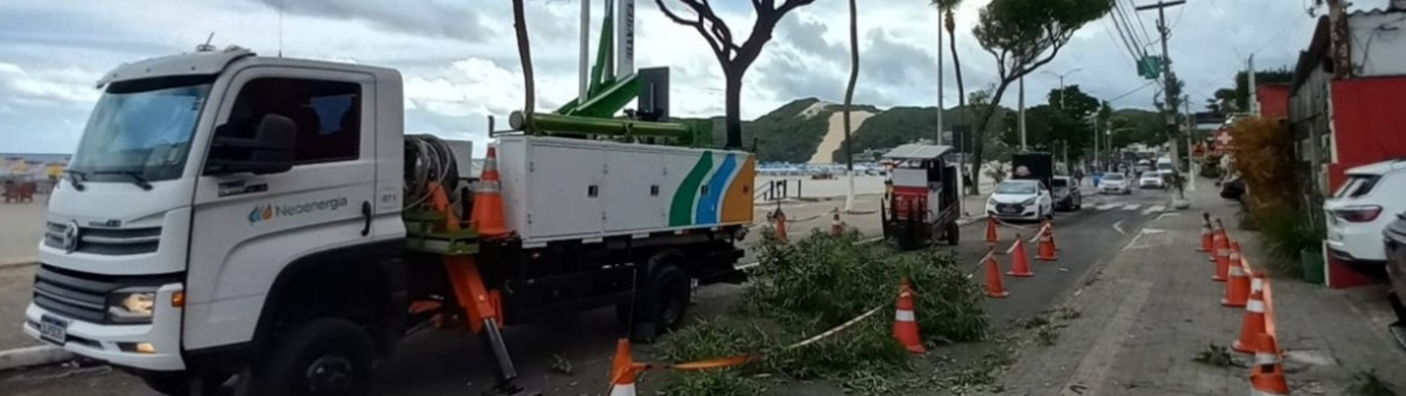 Rede elétrica das praias urbanas de Natal passa por manutenção preventiva