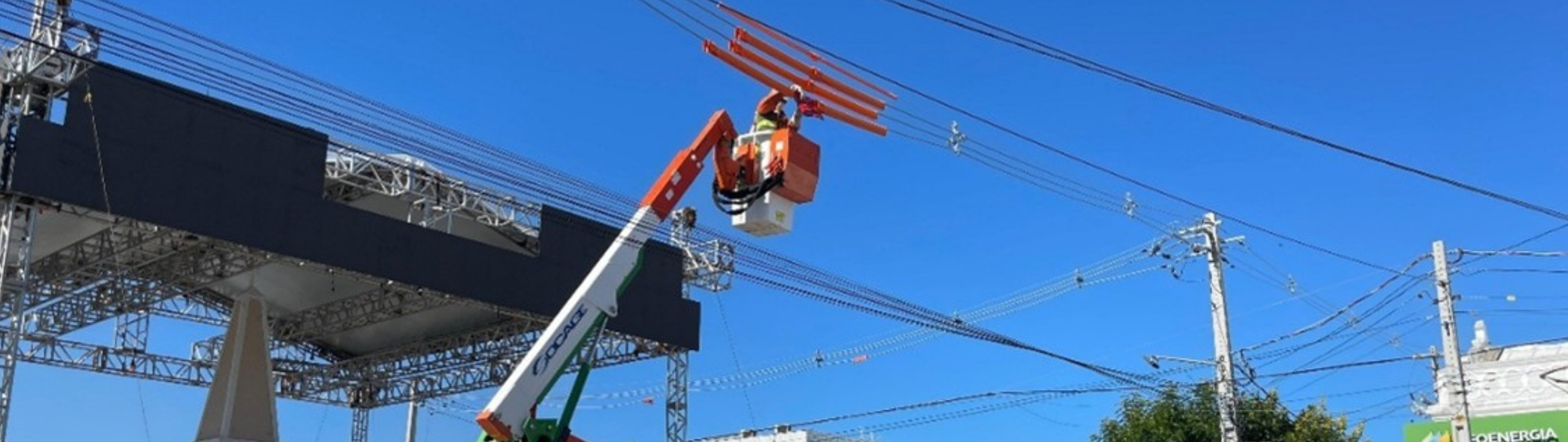 Segurança da rede elétrica no entorno da Festa de Santana, em Currais Novos, é reforçada pela Neoenergia Cosern