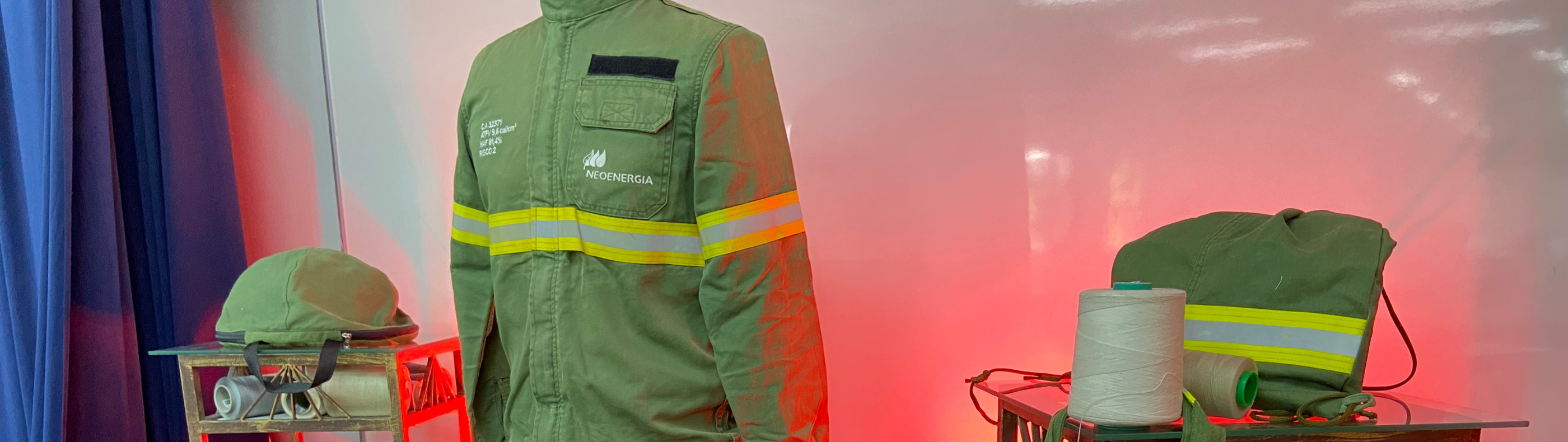 Uniformes de eletricistas que iriam para o lixo serão transformados em novos itens 